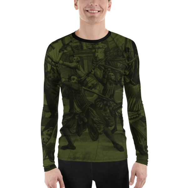 Kunst des Fechtens Men's Rash Guard - Image 4