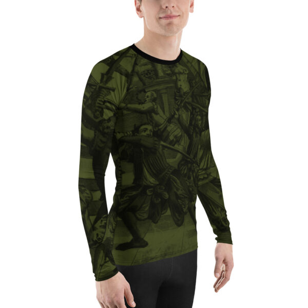 Kunst des Fechtens Men's Rash Guard - Image 3